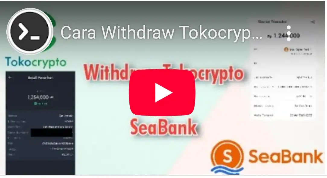 Cara Withdraw Tokocrypto ke SeaBank