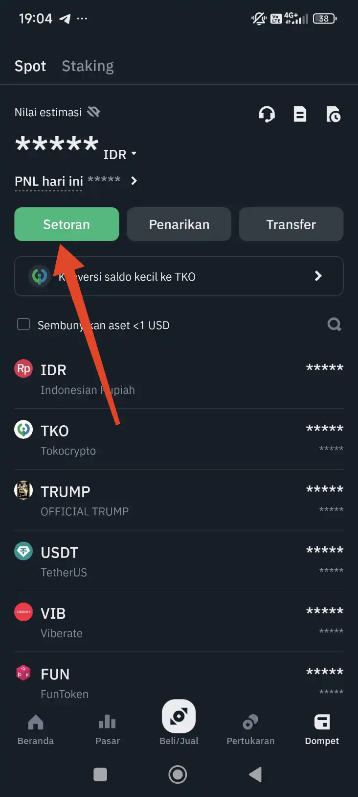 Deposit Tokocrypto via BCA