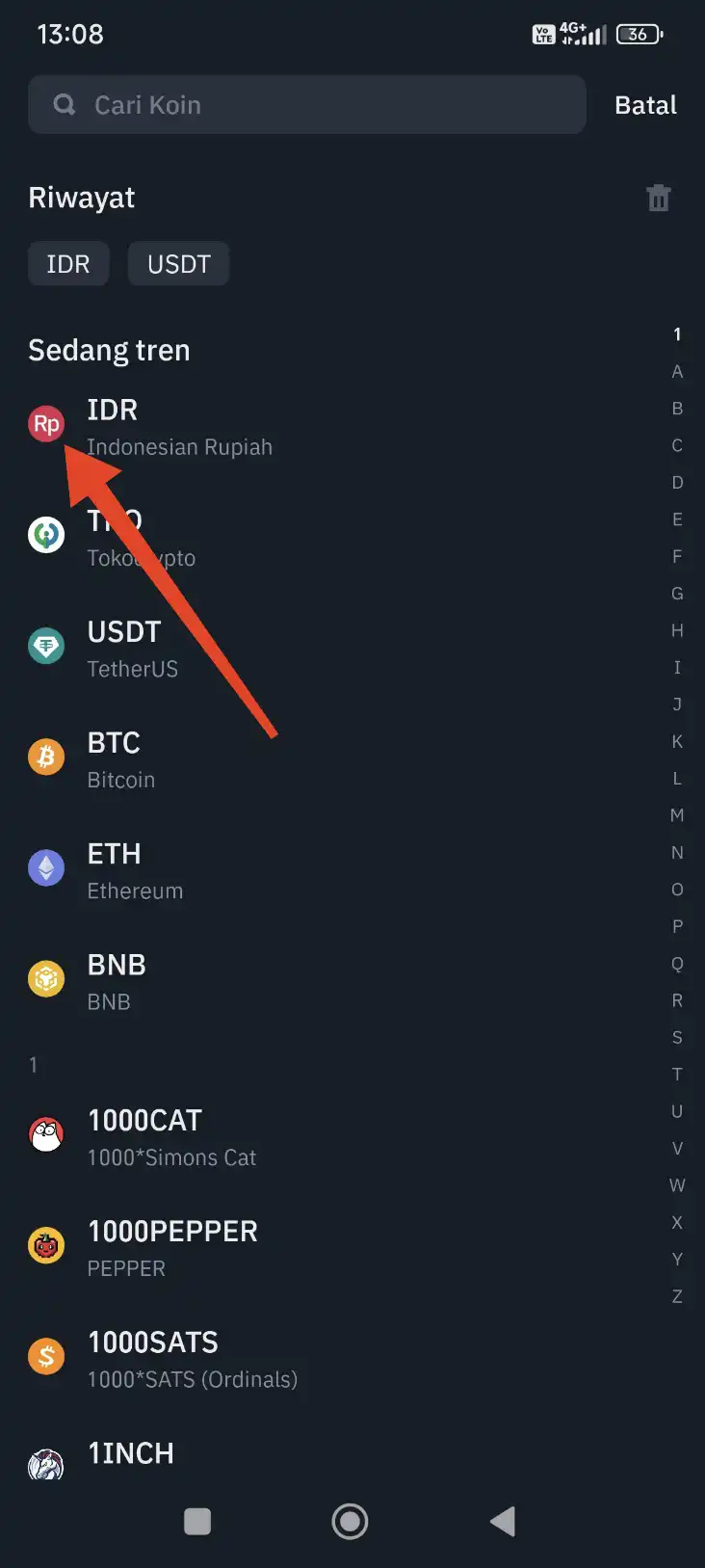 Cara Setoran Tokocrypto via Blu