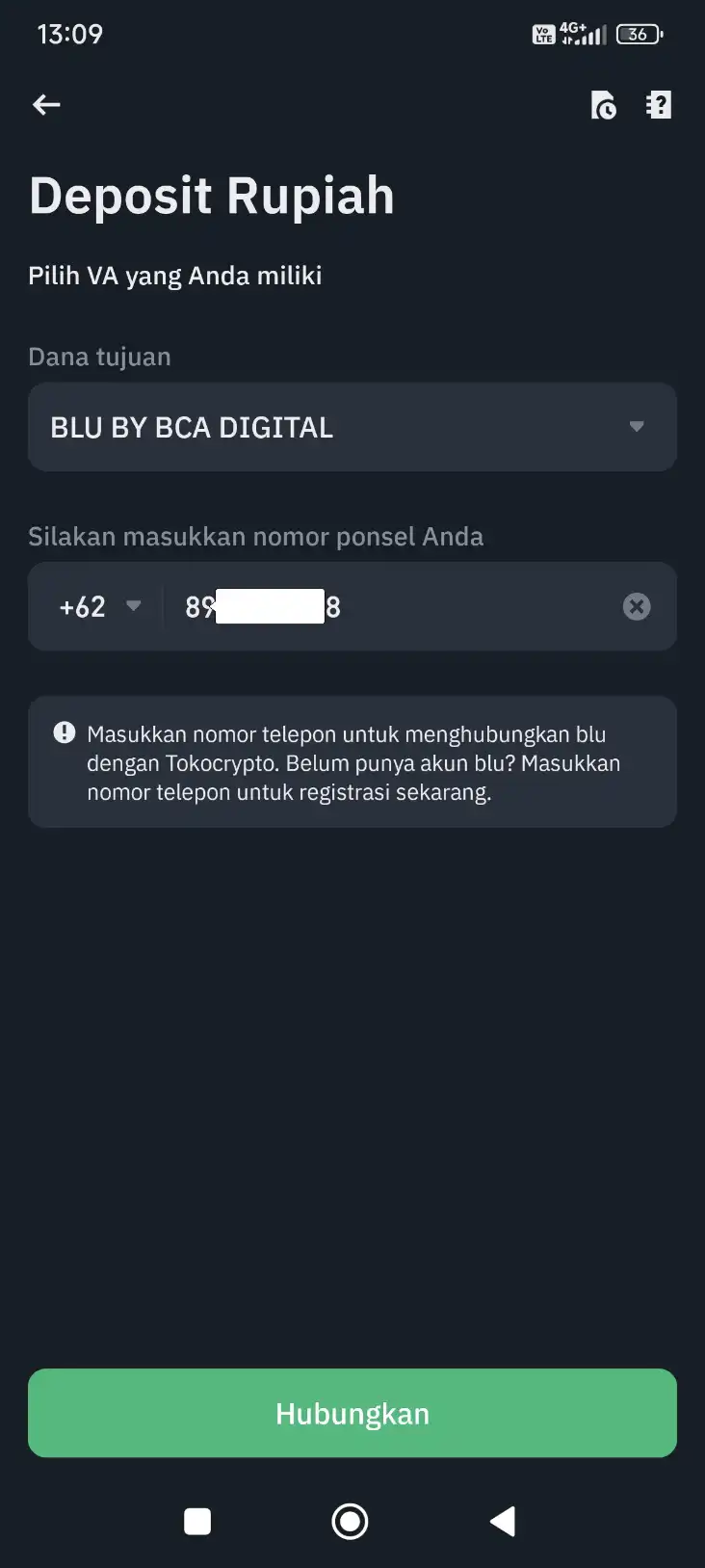 Cara Setoran Tokocrypto via BCA