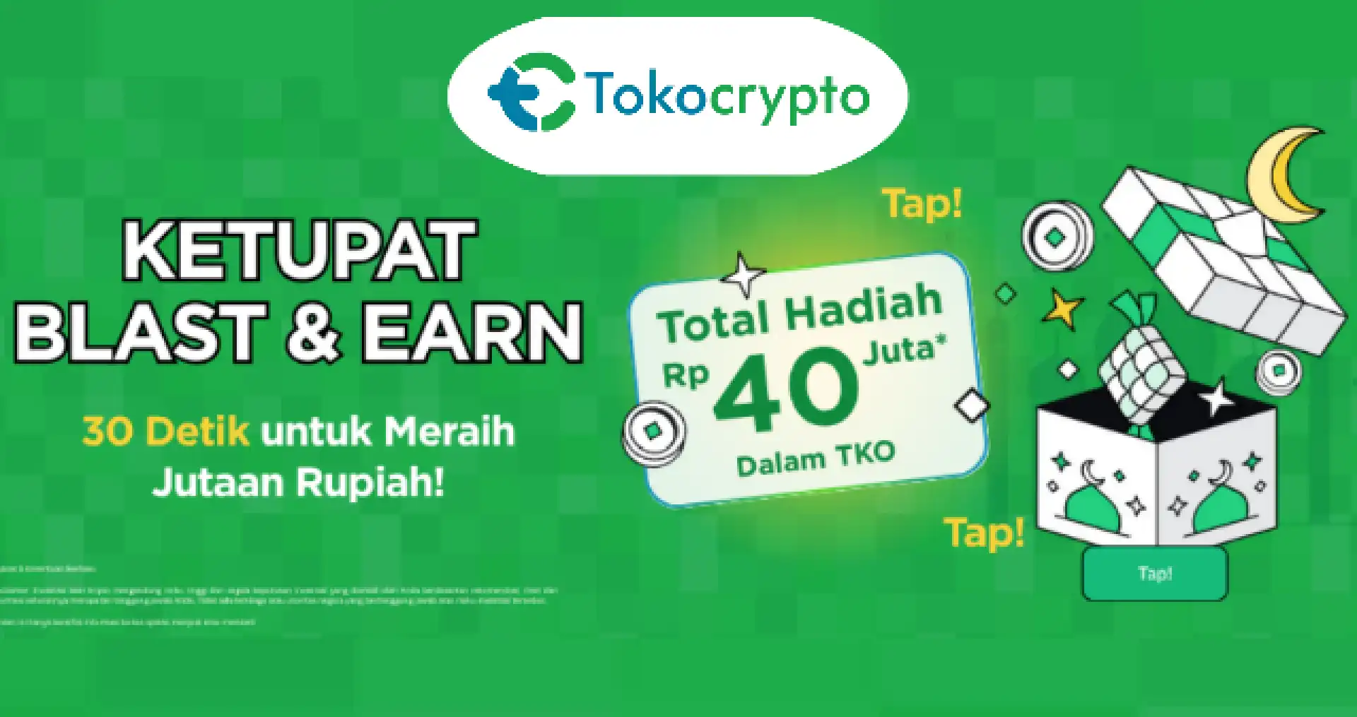 Ketupat Blast & Earn Tokocrypto