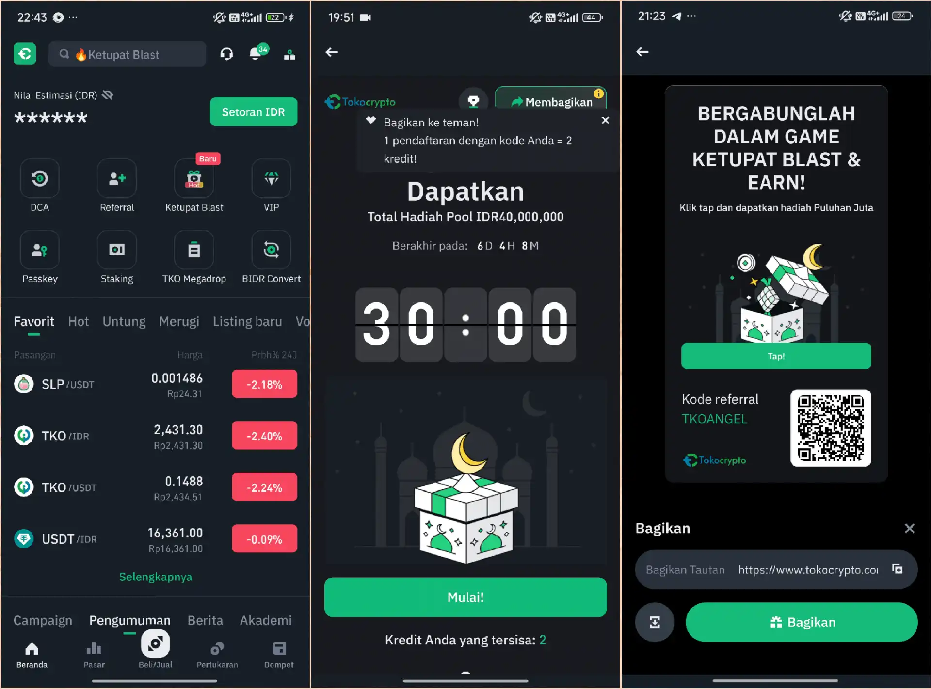 Ketupat Blast Tokocrypto