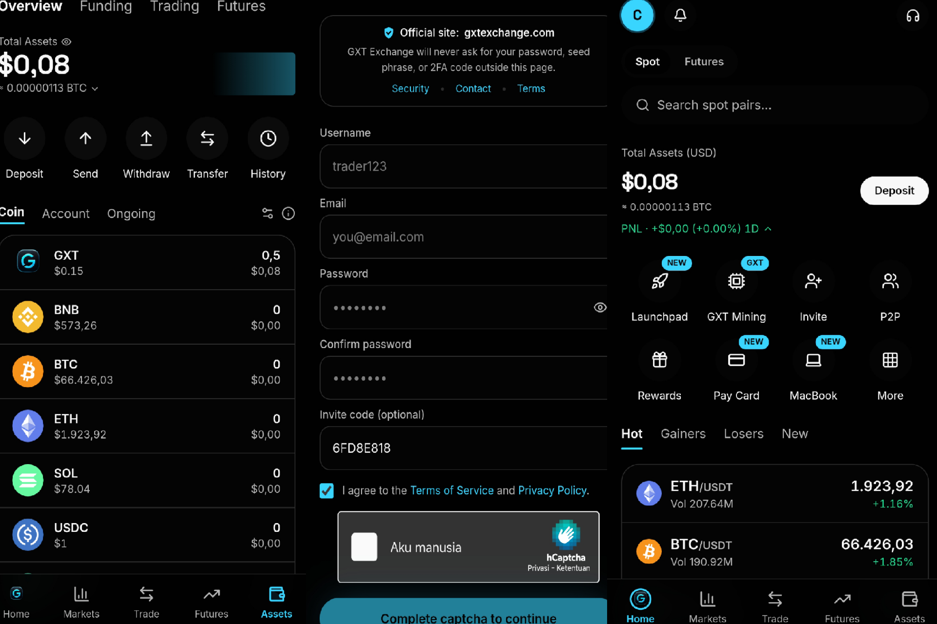 GXT Exchange Mining Airdrop