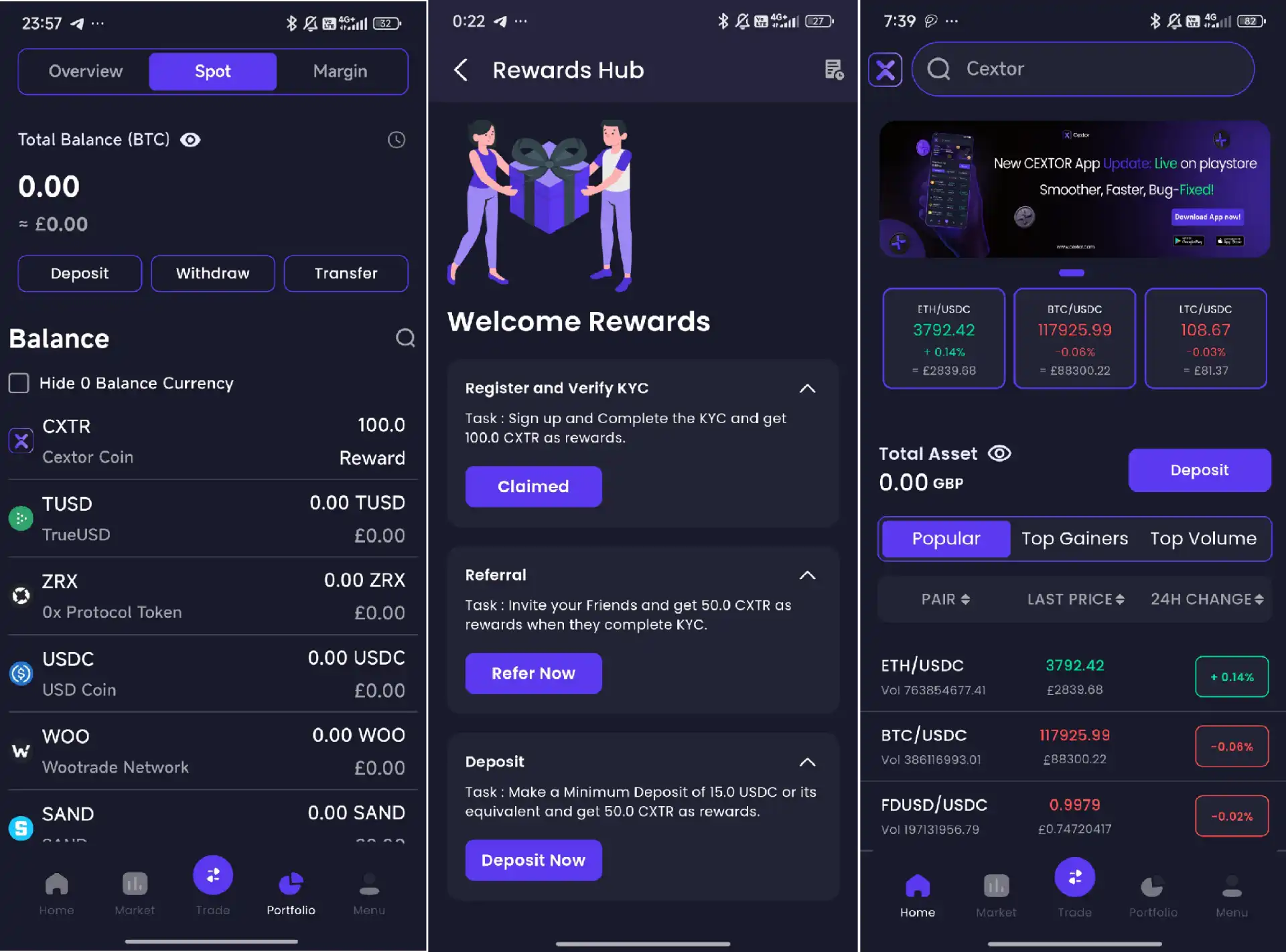 Cextor Exchange