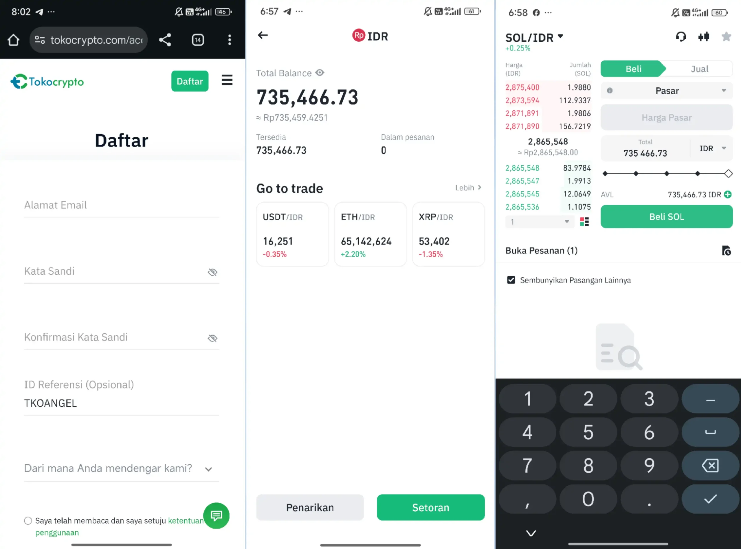 Cara Deposit Phantom Wallet