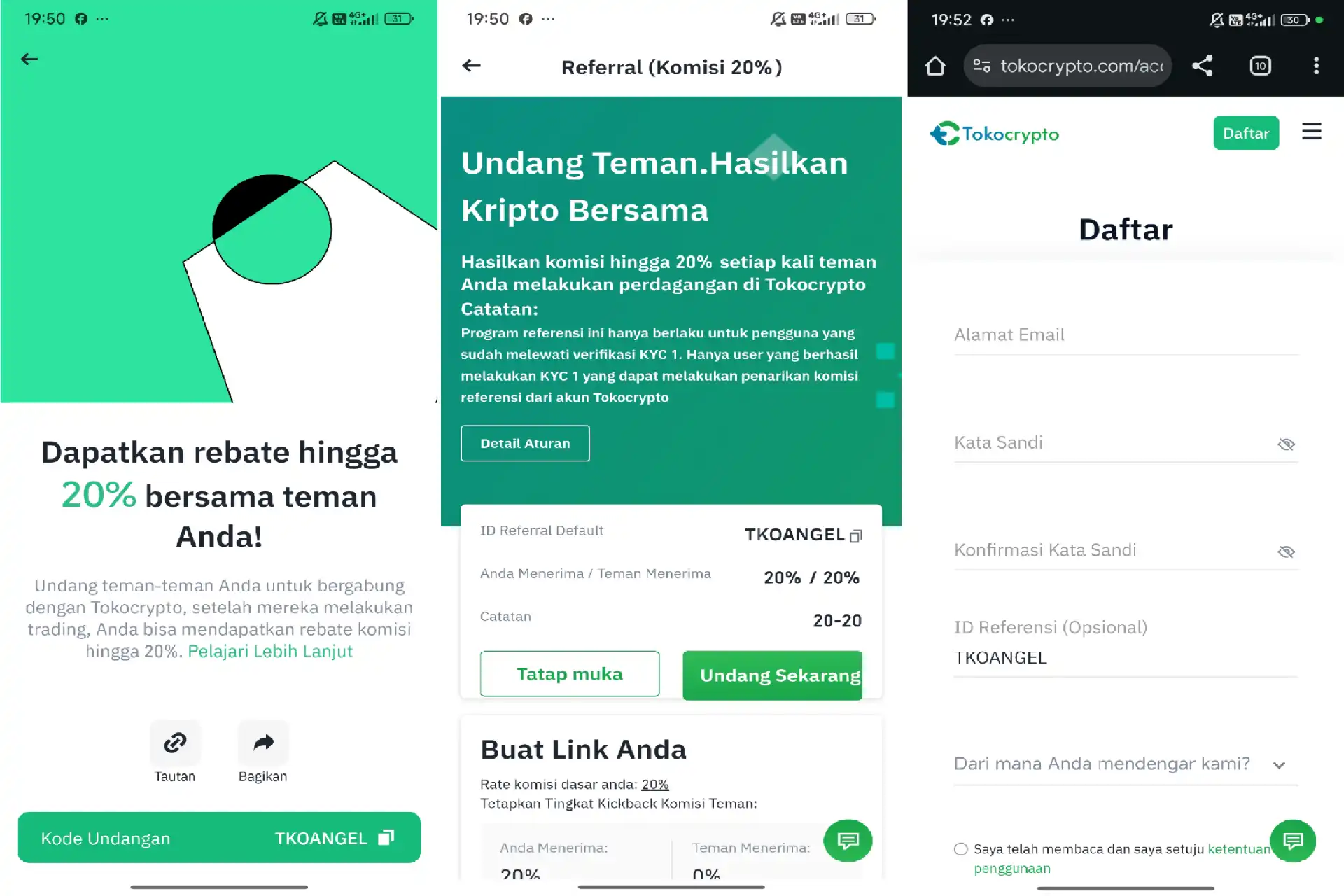 Kode Referral Tokocrypto TKOANGEL