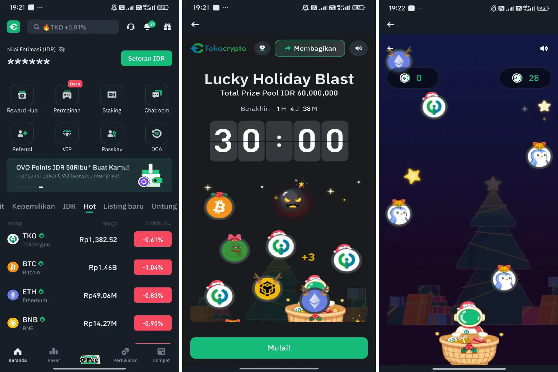Lucky Holiday Blast Tokocrypto