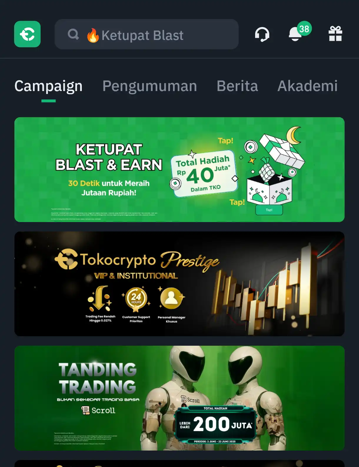 Cara Main Tokocrypto Tanpa Deposit, Bisa Dapat Cuan Kripto Gratis!