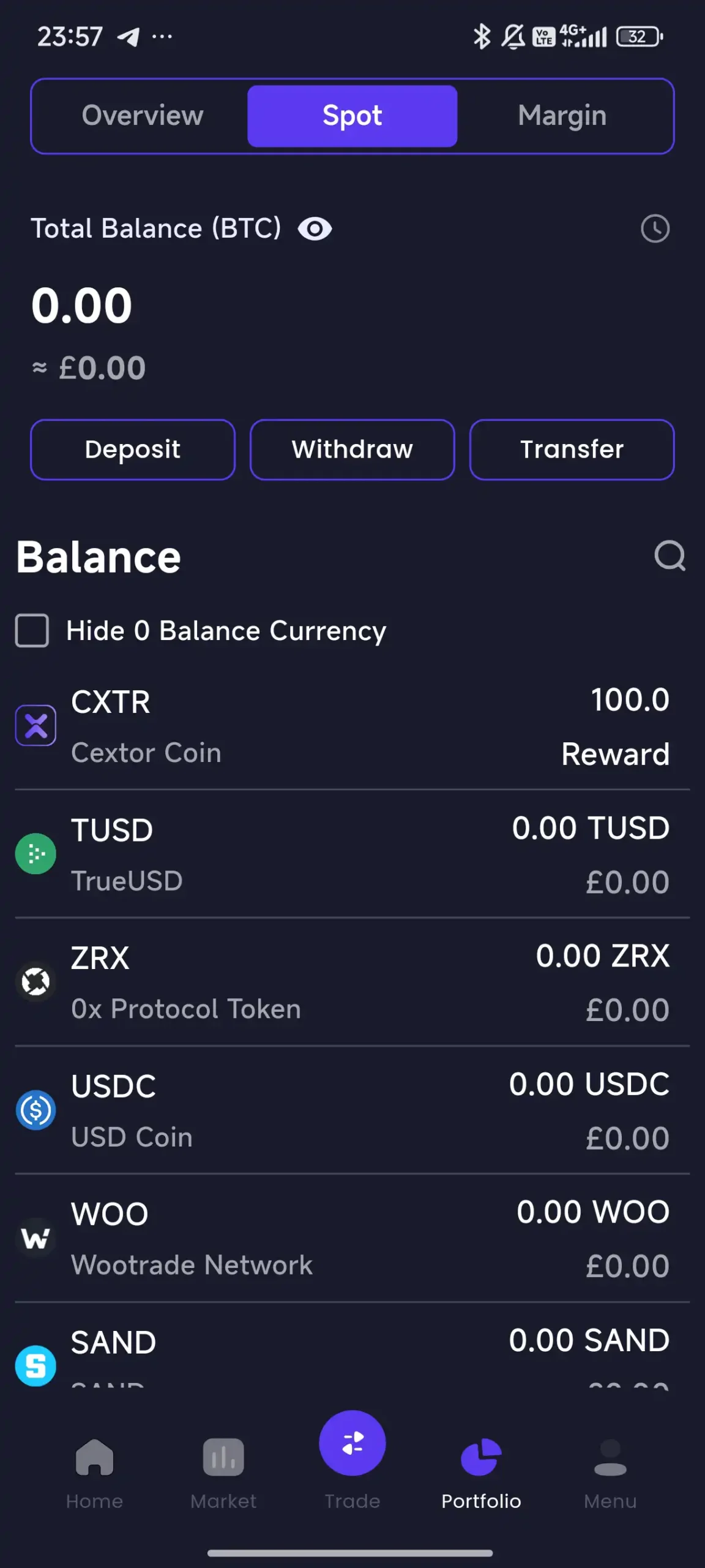 Airdrop Cextor Exchange