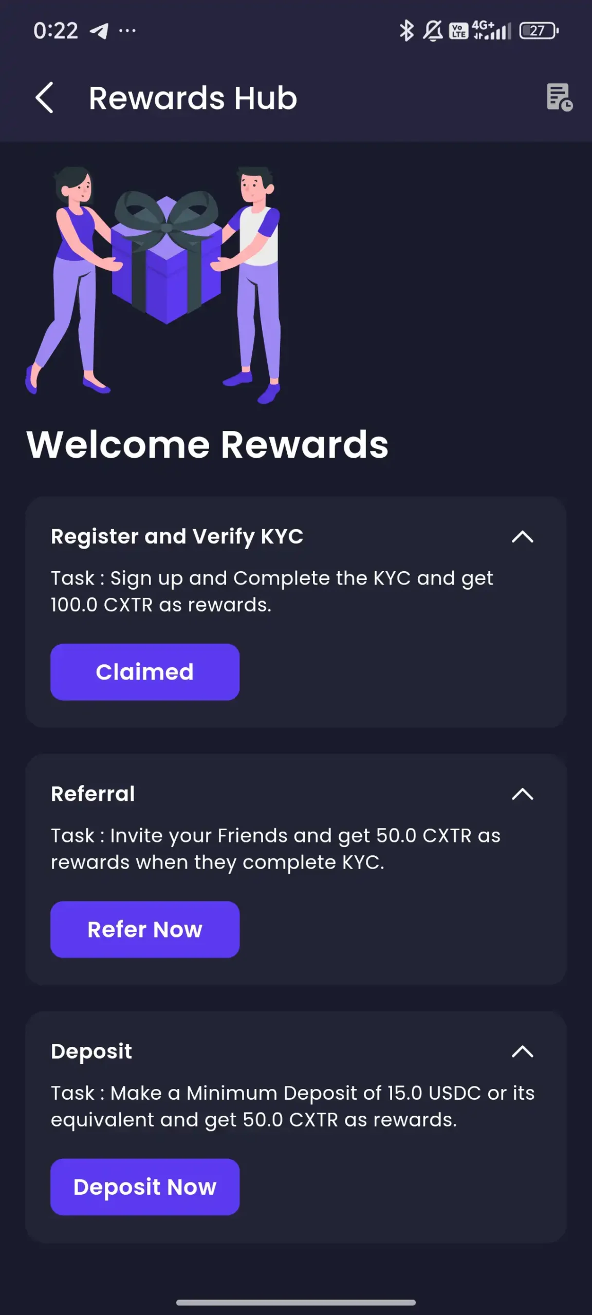 Airdrop Cextor Exchange CXTR