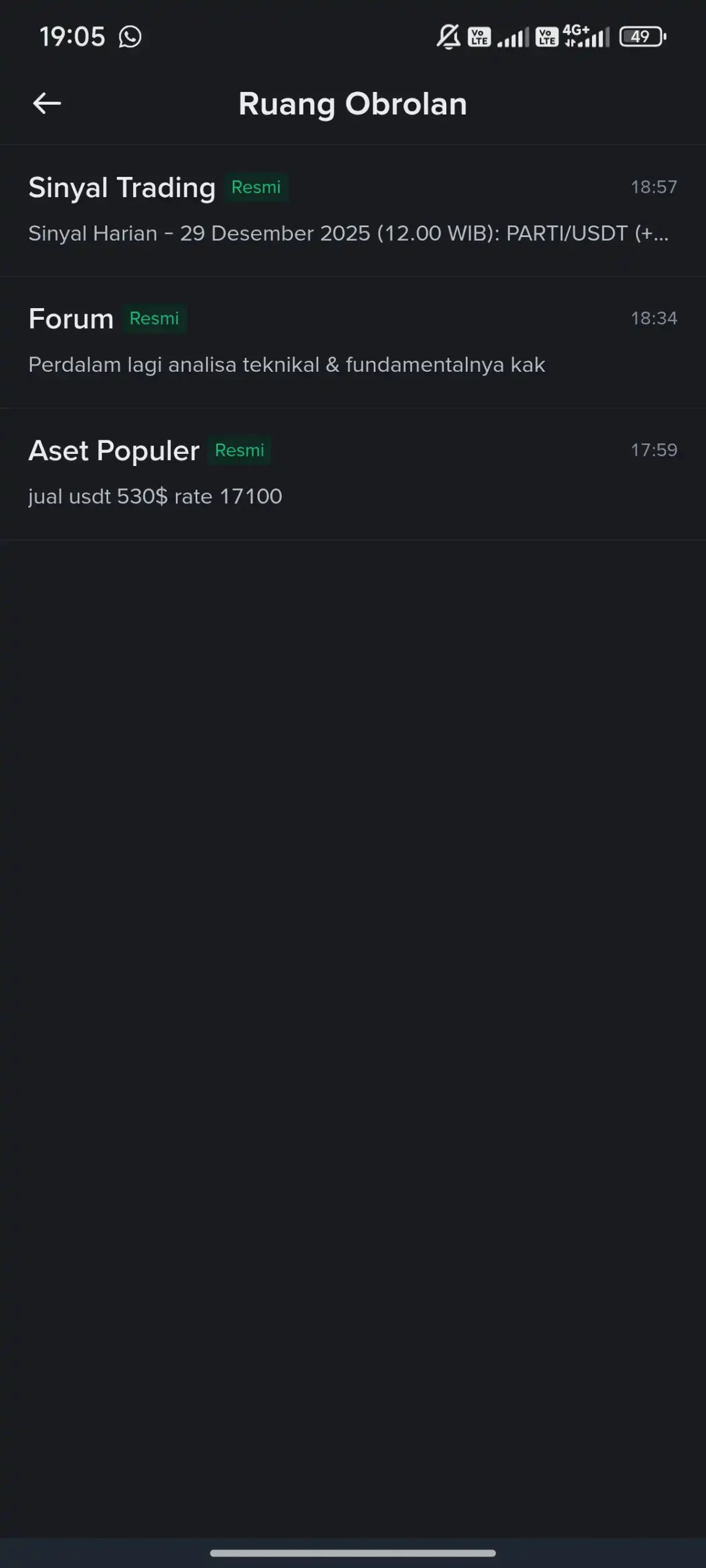 Fitur Baru Tokocrypto
