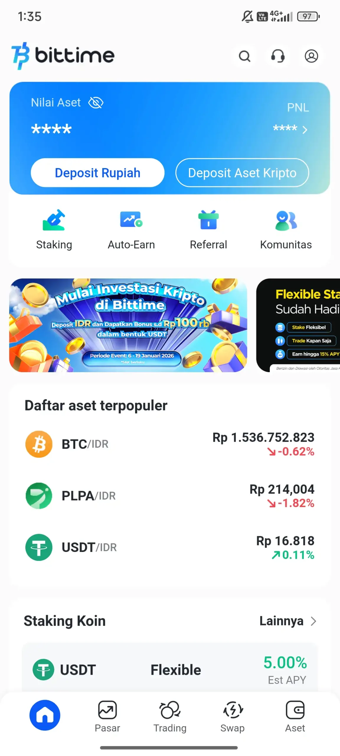 Panduan Investasi Kripto Pemula: Cara Dapat Bonus Airdrop hingga Rp100.000 di Bittime